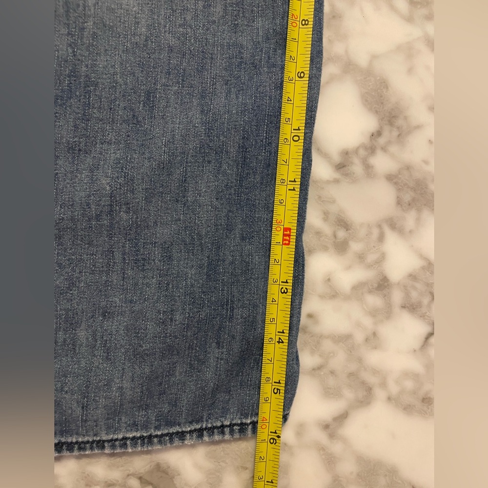 Current/Elliott Blue Denim Button-Down Shirt - Picture 9 of 11